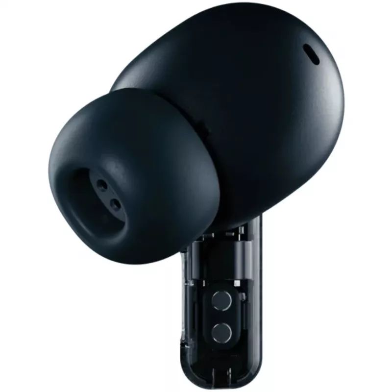 Nothing Ear ausinės True Wireless Stereo (TWS) į ausis įdedamos skambučiams / muzikai Bluetooth juodos – permatomos (A10600061)