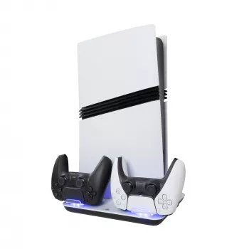 Aušinimo pagalvėlė White Shark Guard-2, skirta PS5, su integruotu įkrovimo dokku (modelis PS5-05102V2)