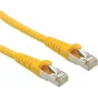 Tinklo kabelis ROLINE CAT.6a S/FTP geltonas 20 m