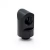 90° Rotary Fitting BitsPower Artemis BPM-AT90R-MB, matinė juoda