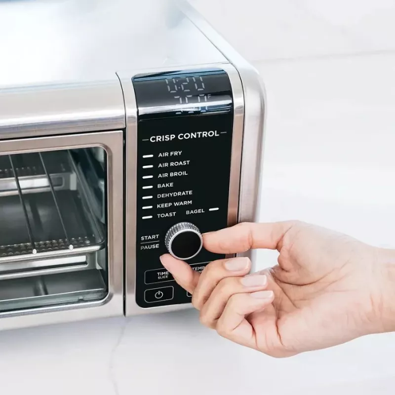 Ninja SP101 Single 10 L atskira 2400 W karšto oro gruzdintuvė juoda, nerūdijantis plienas