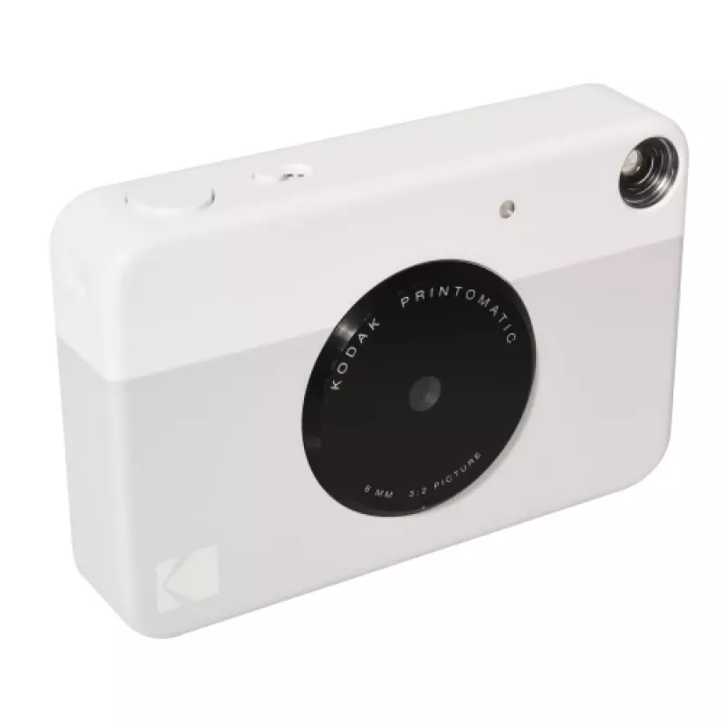 “Kodak PRINTOMATIC” momentinės nuotraukos fotoaparatas, 2x3 inch, pilkas