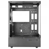PC korpusas TACENS Mars Gaming MC-XO Midi bokštas Juodas — ATX/Micro-ATX/Mini-ITX, maitinimo šaltinis apačioje, 1×120 mm galinis ventiliatorius, palaiko iki 328 mm GPU