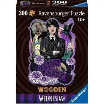 Dėlionė Ravensburger Wooden Puzzle Wednesday 300 dalių, medinės dalys, 300 vnt.