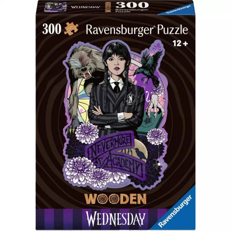Dėlionė Ravensburger Wooden Puzzle Wednesday 300 dalių, medinės dalys, 300 vnt.