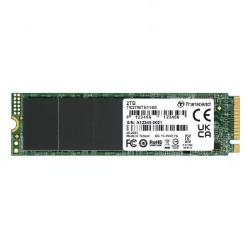 Transcend TS2TMTE115S saugojimo diskas 2 TB PCIe 3.0 x4 (NVMe)