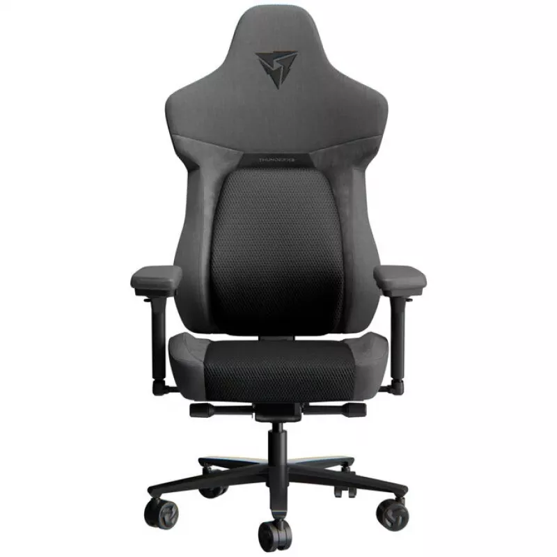 Žaidimų kėdė Thunder X3 TEGC-2068101.11 — tinklinis apmušalas, ergonomiškas dizainas, juoda