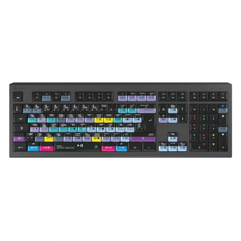 Logickeyboard ASTRA 2 klaviatūra USB QWERTY Anglų Juoda Pilno dydžio 104 klavišai