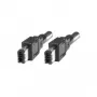 Exsys - IEEE 1394 laidas - FireWire, 6 kontaktų (M) į FireWire, 6 kontaktų (M) - 1,5 m (EX-K6801)