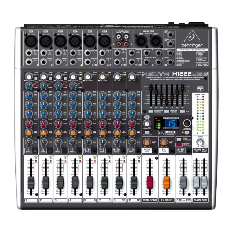 Behringer X1222USB 4 kanalų garso maišytuvas