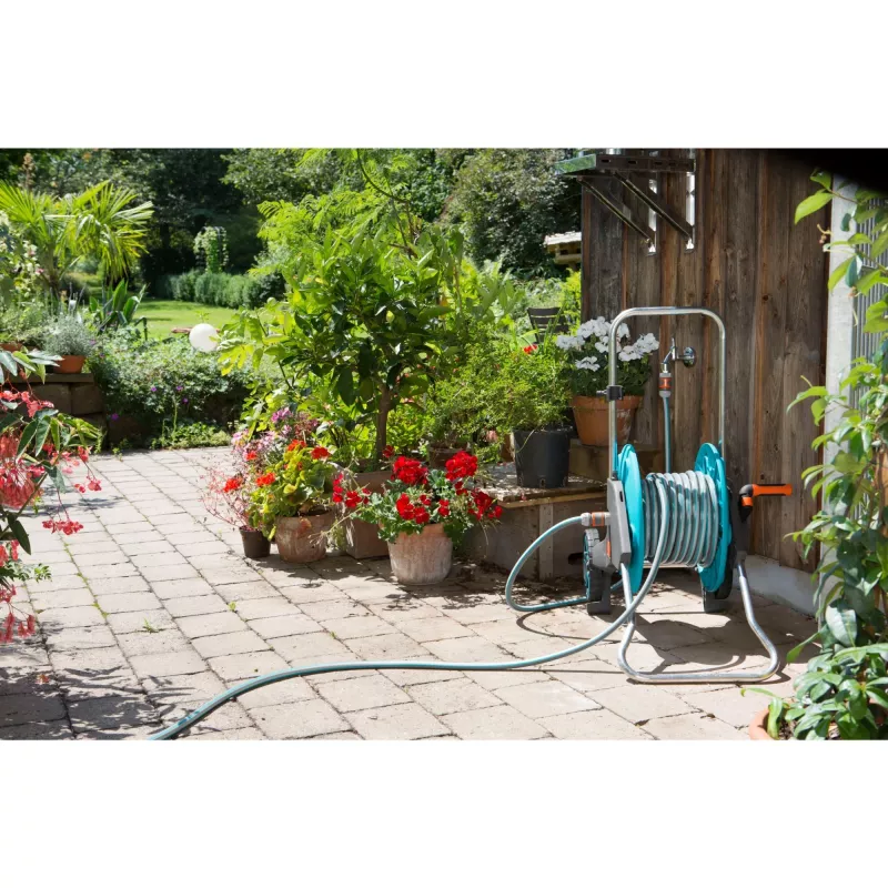 Garden Hose Gardena 18011-20 1.5m Above Ground PVC Blue Pilka Oranžinė