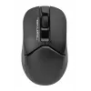 Belaidė optinė pelė A4Tech FM12S Juoda — 1200 DPI, RF nano imtuvas, 3 mygtukai, AA baterija