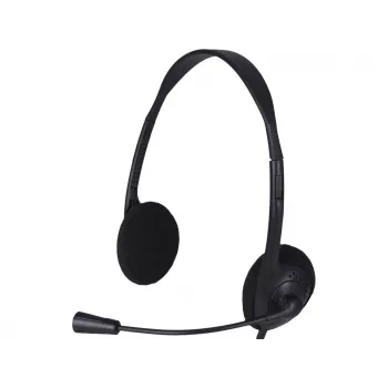 Advanced Accessories USB ausinės su mikrofonu - juodos