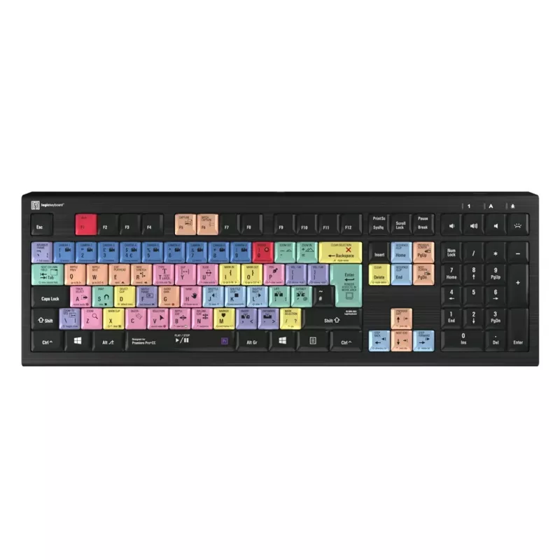 Logickeyboard Adobe Premiere Pro CC ASTRA 2 - klaviatūra