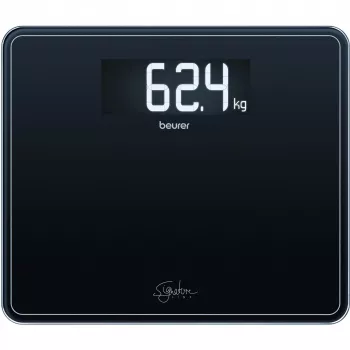 Vonios svarstyklės Beurer GS 410 Signature Line — juodo stiklo paviršius, modelis 735.76