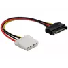 DeLOCK maitinimo laidas SATA/Molex juodas raudonas 0,12 m 860115