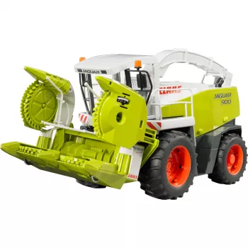 Žaislinis pašarų kombainas BRUDER Claas Jaguar 900, plastikinis, rekomenduojamas amžius 4+