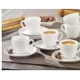 Esmeyer espreso puodelių rinkinys 6 vnt., modelis 433-214, porcelianiniai demitasse puodeliai espresui