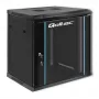 19 colių stovo spinta QOLTEC 54464 12U 600x635x450 juoda