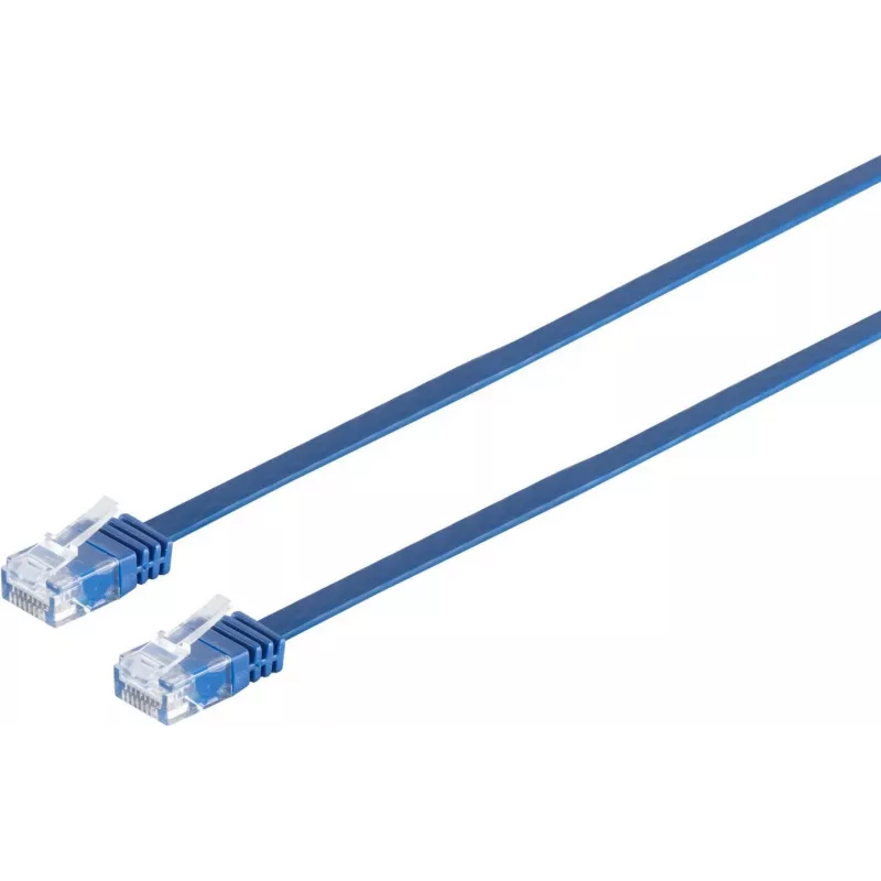 Ethernet komutacinis kabelis ShiverPeaks Cat6 U/UTP RJ-45 0,5 m mėlynas