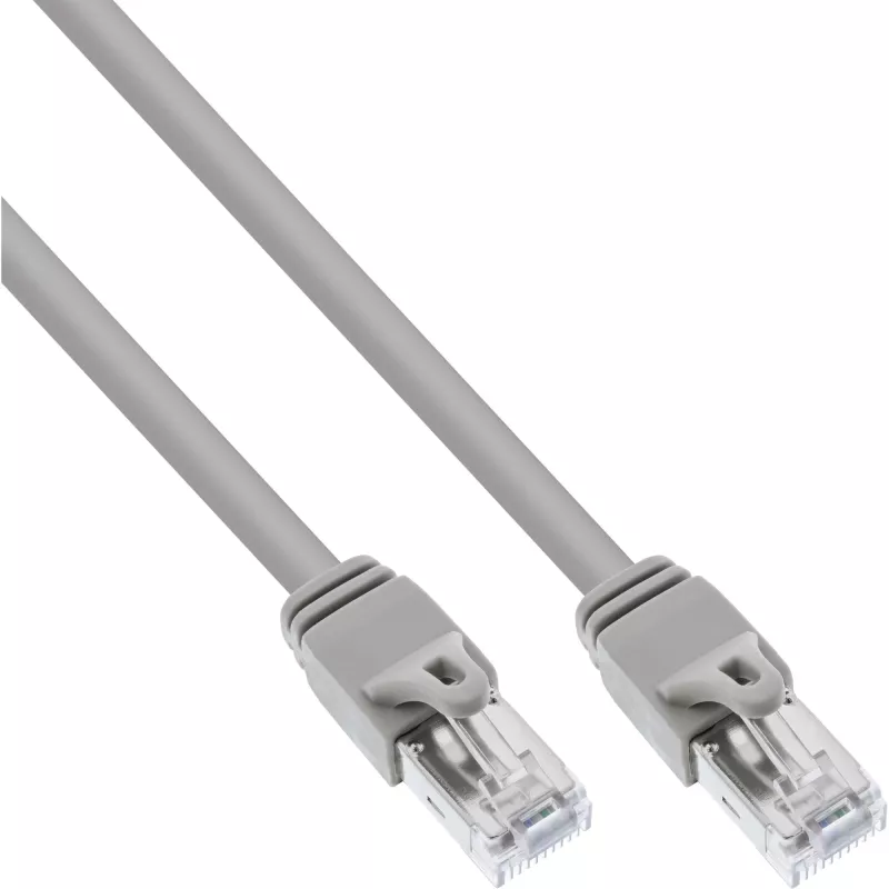 InLine komutacinis kabelis S/FTP PiMF Cat.6 sertifikuotas pilkas 2m