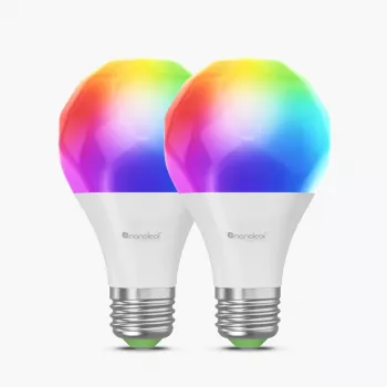Nanoleaf Essentials išmaniosios lemputės - 2 vnt. pakuotė A60-E27