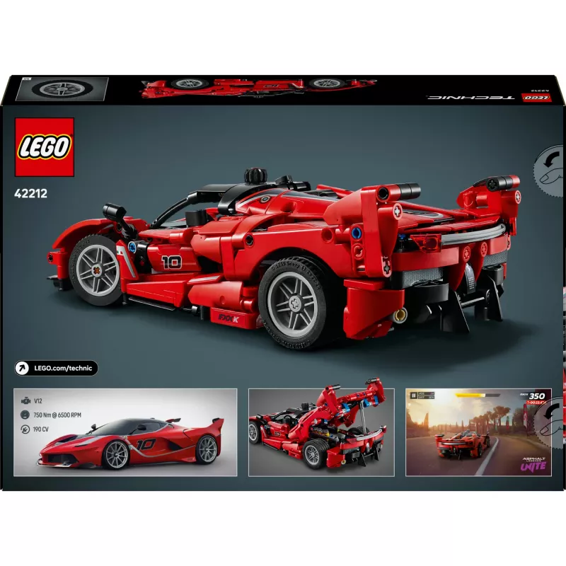 Konstruktorius LEGO Technic Ferrari FXX K mastelio modelis 1:10, 897 dalys, amžius 10+