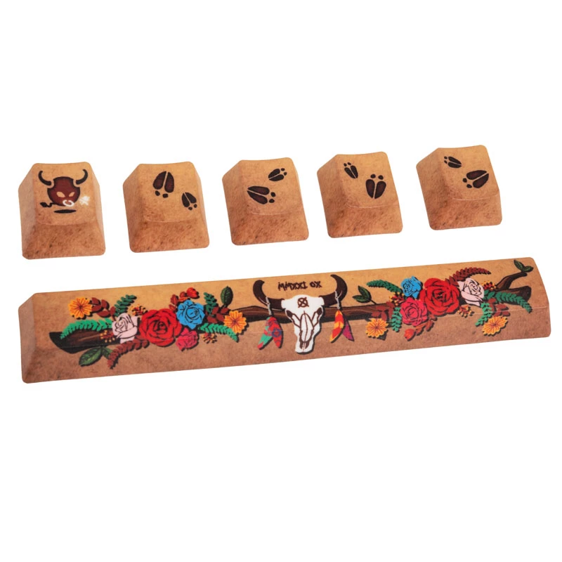 Keycap rinkinys Traitors MMXXI Ox — PBT 5‑pusių dažų sublimacija, modelis TRDMO7712