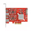 Išplėtimo plokštė DeLOCK PCI Express x4 į USB 10 Gbps 2x A tipo 2x C tipo