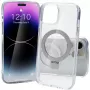 StyleShell SHOCKFlex su stovo funkcija, permatomas telefono dėklas, iPhone 16 Pro Max, suderinamas su MagSafe