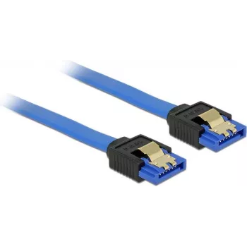 SATA laidas DeLOCK 84977 0,2 m SATA 7-pin juoda, mėlyna