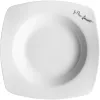 Stalo indų rinkinys LAMART LT9002 — 6 vnt. porceliano lėkštės: 2×25cm, 2×20cm, 2×17cm, balta