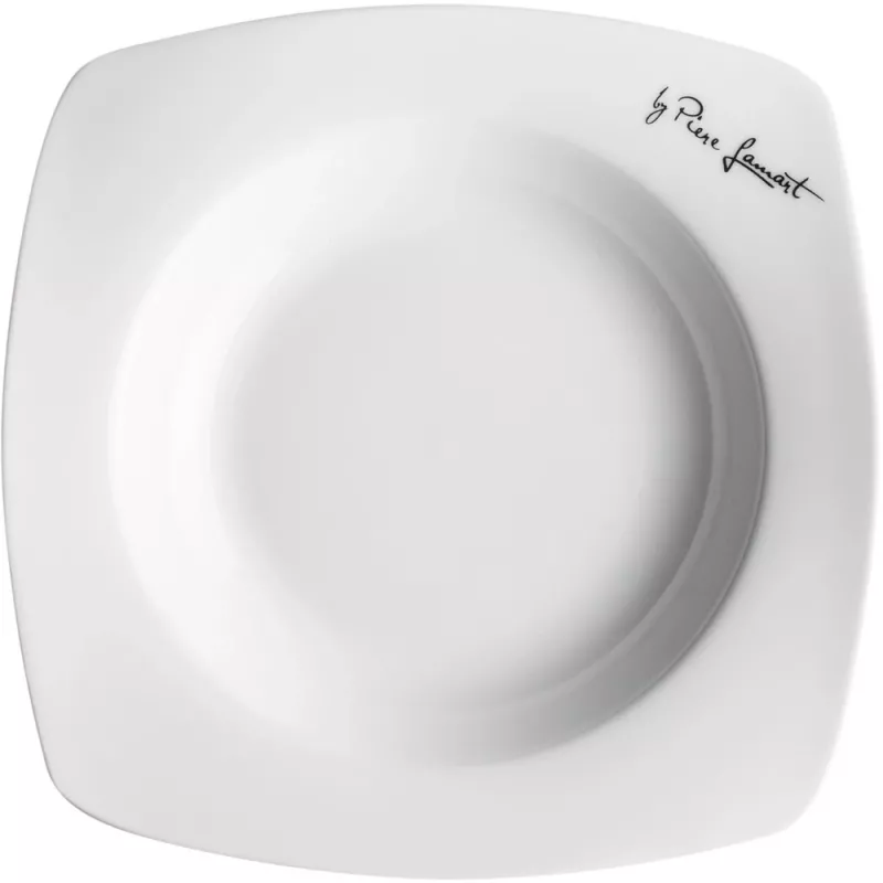 Stalo indų rinkinys LAMART LT9002 — 6 vnt. porceliano lėkštės: 2×25cm, 2×20cm, 2×17cm, balta