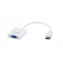 Savio CL-27B vaizdo kabelio adapteris 0.1 m HDMI Type A (Standartinis) VGA (D-Sub) Baltas