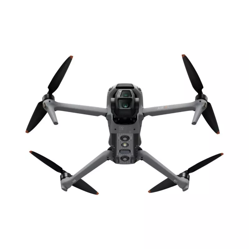 Kvadrokopteris DJI Air 3s RC-N3 — 50 MP kamera, 4K 3840×2160, 4 rotoriai, maks. 27 m/s, 32 000 m nuotolis, 4276 mAh baterija, pilkas