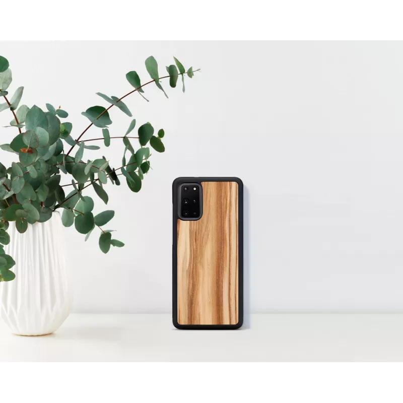 Telefono dėklas man and wood Galaxy S20+ cappuccino Juoda – apsauginis išmaniojo telefono dangtelis