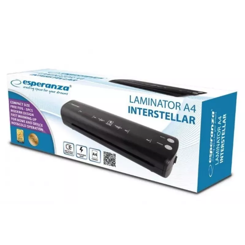 Esperanza EFL004 laminator Juoda