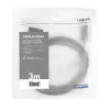 Vaizdo kabelio adapteris LogiLink CV0132 DisplayPort į DVI 3 m juodas