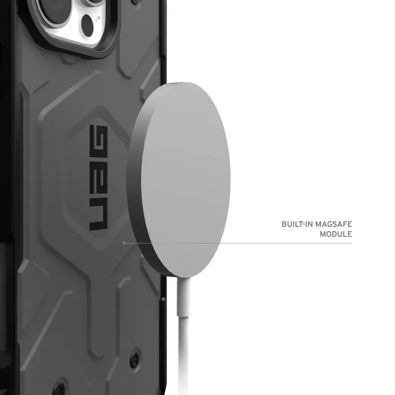 Urban Armor Gear Pathfinder mobiliojo telefono dėklas 16 cm (6.3) Dangtelis Sidabrinis