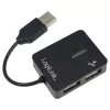 USB šakotuvas LOGILINK UA0139 — 4 prievadų USB 2.0, 480 Mbit/s, juodas