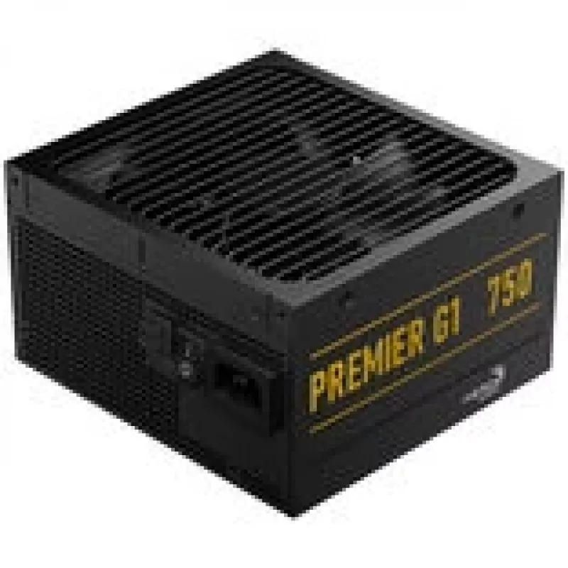 Maitinimo blokas AEROCOOL Premier G1 80 PLUS Gold ATX 3.1 PCIe 5.1 750W, juodas