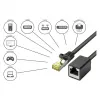 Goodconnections 8070VR-050S eterneto komutacinis kabelis juodas