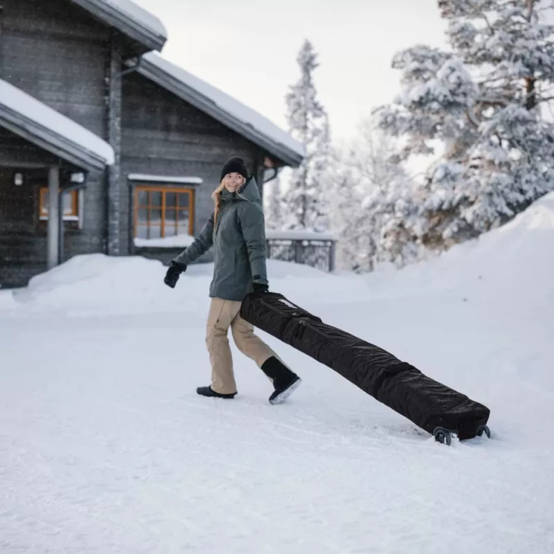 Thule 5176 Roundtrip riedantis snieglenčių krepšys 165 cm juodas