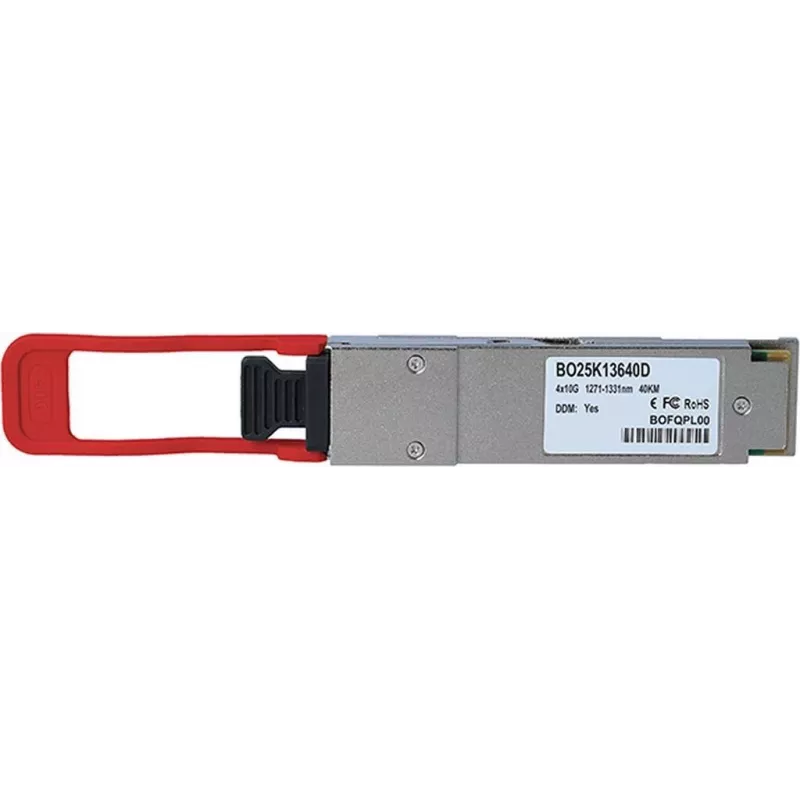 Suderinamas F5 Networks QSFP-40G-ER4 BlueOptics© BO25K13640D QSFP siųstuvas-imtuvas, LC-Duplex, 40GBASE-ER4, vienmodis pluoštas, 1310nm, 40KM, 0°C/+70°C, DDM (QSFP-40G-ER4-F5-BO)