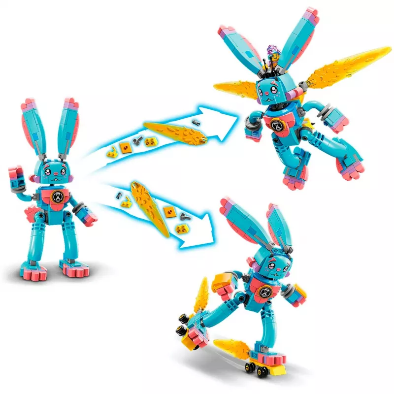 LEGO rinkinys DREAMZzz Izzie ir Bunchu Triušis 71453 – žaidimų rinkinys su minifigūrėlėmis ir aksesuarais