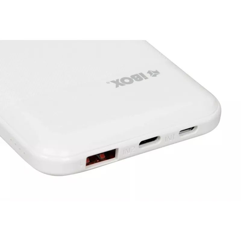 Nešiojama maitinimo banka IBOX IPB10 10000 mAh, ličio jonų, Quick Charge 3.0, USB-C ir USB-A išvestys, 20W PD