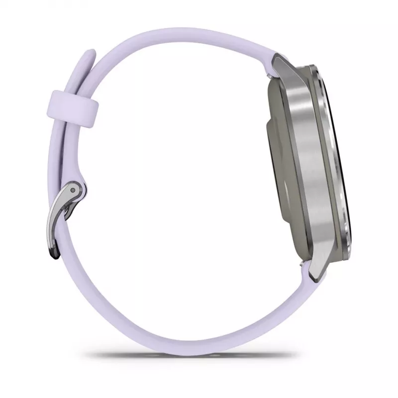 Garmin Venu 4 3,05 cm (1,2 colio) AMOLED 41 mm Skaitmeninis 390 x 390 pikselių Liečiamas ekranas Sidabrinis Wi-Fi GPS (palydovas)