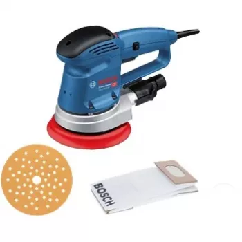 Bosch GEX 34-150 Professional atsitiktinis orbitinis šlifuoklis 12000 aps./min 24000 aps./min Juoda, Mėlyna, Pilka, Raudona