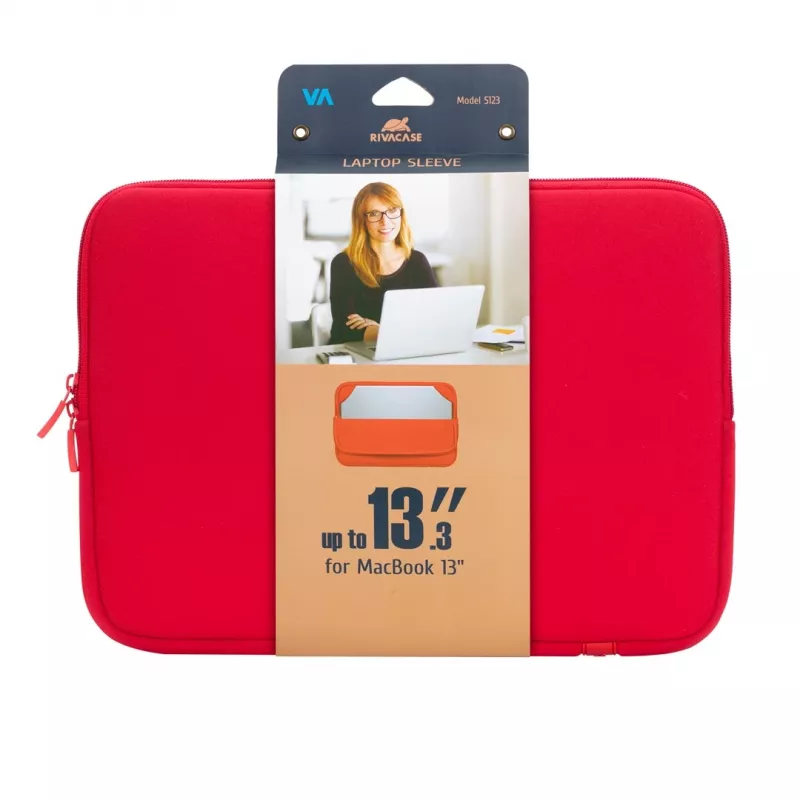 Įmautė Rivacase 5123 33,8 cm (13,3 colių) raudona