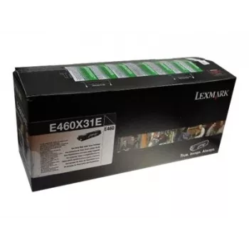 Lexmark E460X31E Tonerio kasetė, 10000 puslapių, juoda